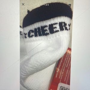 Cheer Socks Microfiber Tab Maroon - size Small
